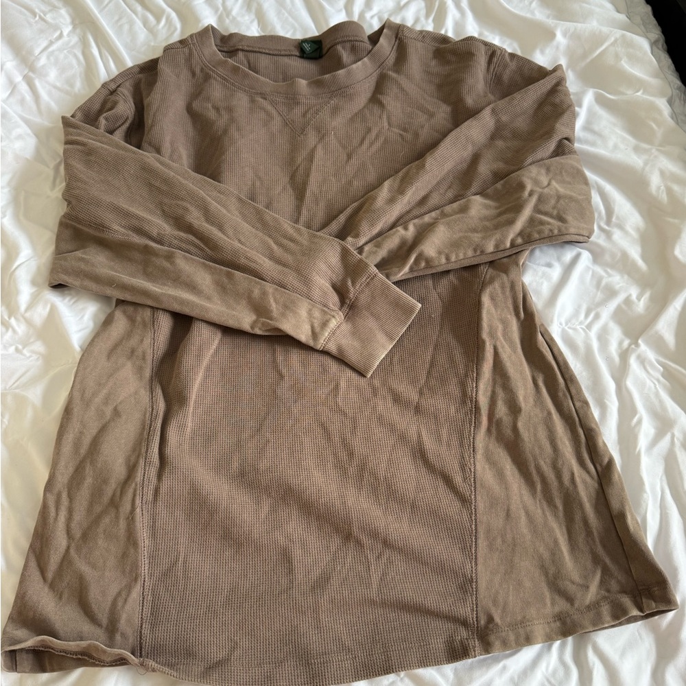 Wild Fable Brown Long Sleeve Tee